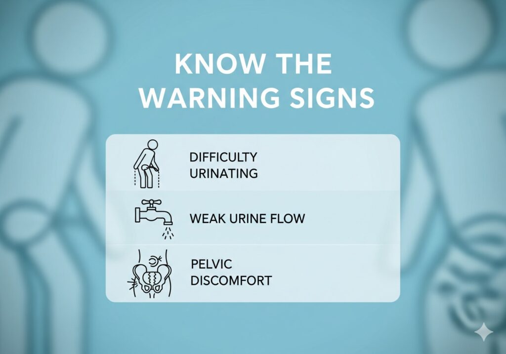 Early-stage prostate cancer symptoms warning signs