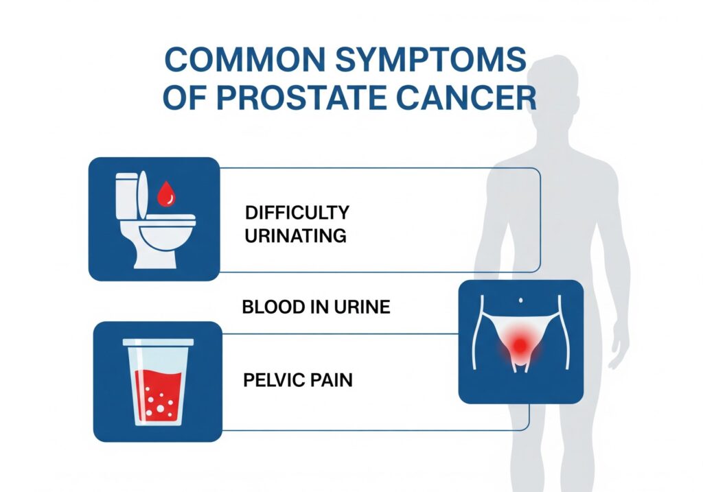 Prostate cancer treatment and symptoms explained visually