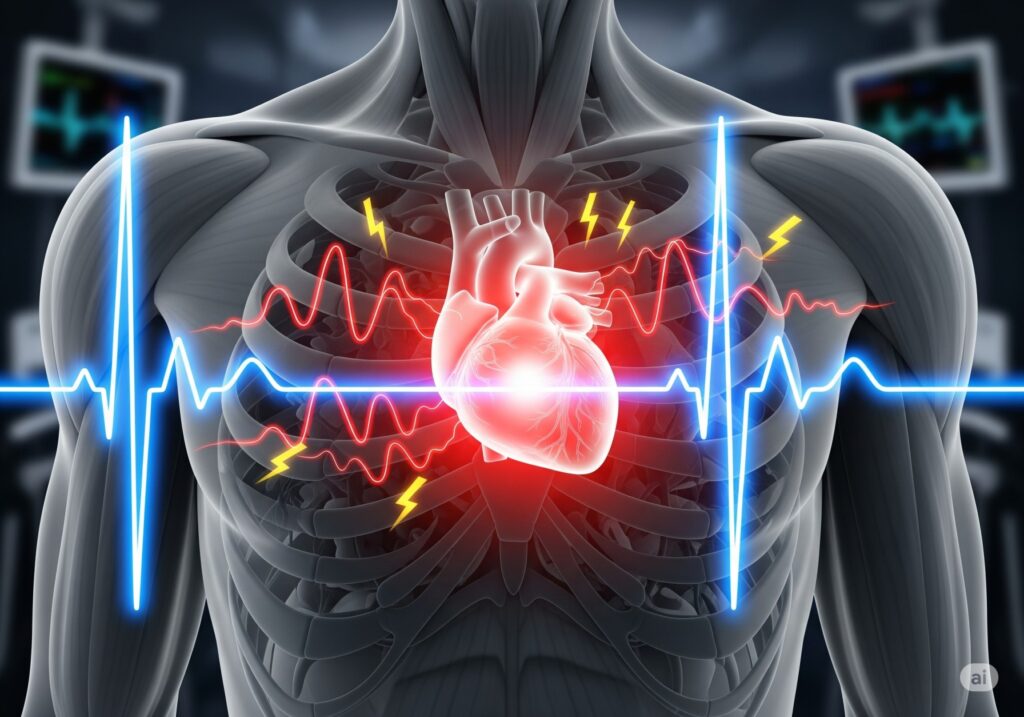 Irregular heartbeat shown as one of the early signs of heart disease