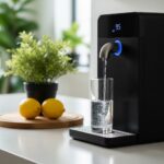 alkaline water filters in a modern kitchen