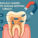 Magnetically guided nanobots sealing dentinal tubules for tooth sensitivity relief