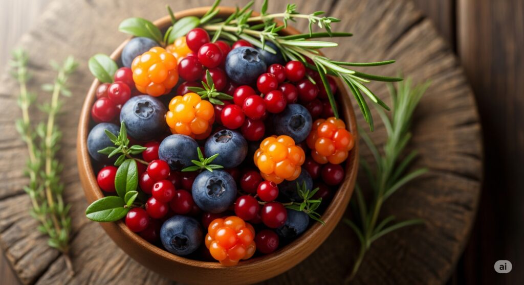 Nordic berries for Viking diet