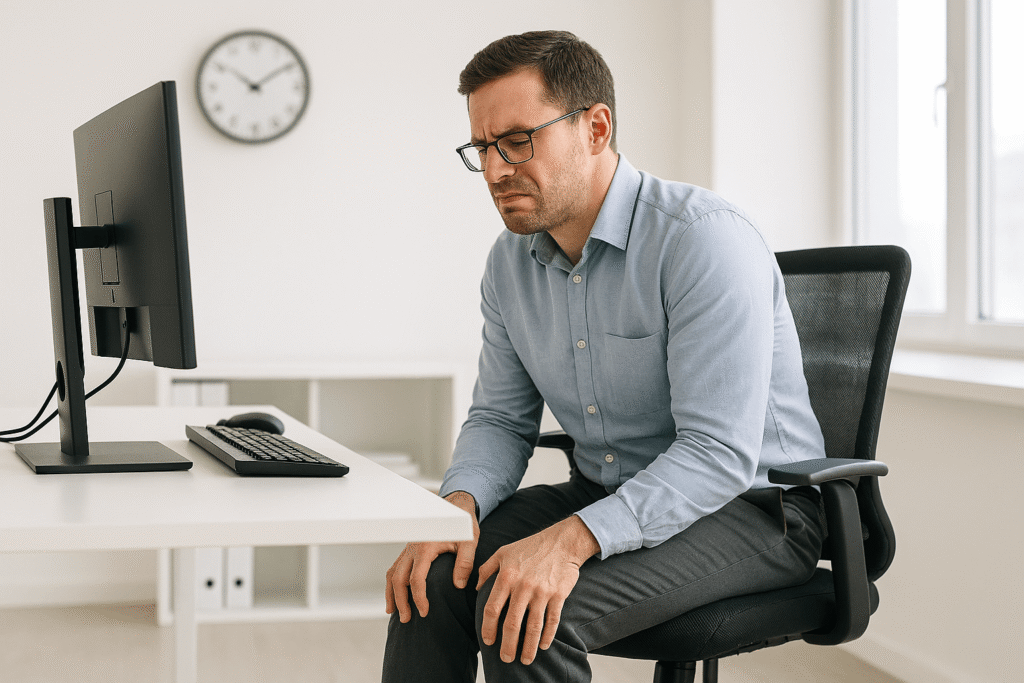 sitting for long hours without movement