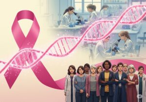 world breast cancer research day symbolizing science, history, and hope