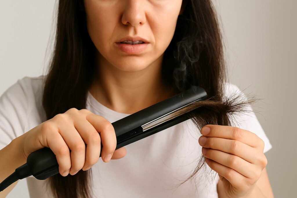 Causes of hair fall from heat styling tools