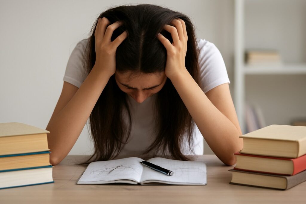 Causes of hair fall from stress and tension