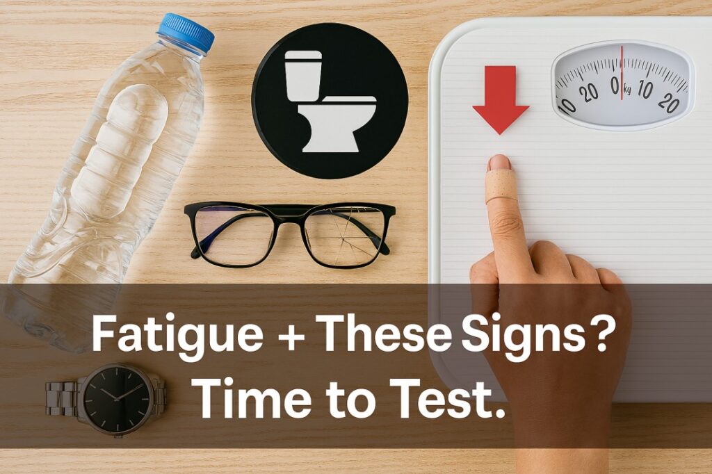 fatigue and diabetes in young adults – visual checklist of hidden diabetes symptoms beyond tiredness