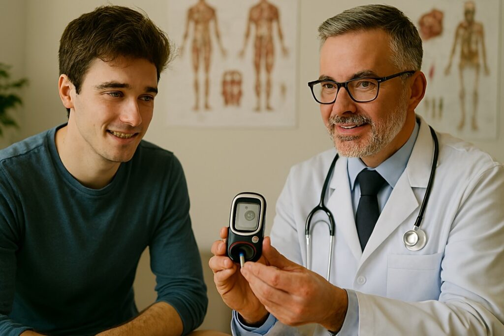 Screening test for undiagnosed diabetes in young adults