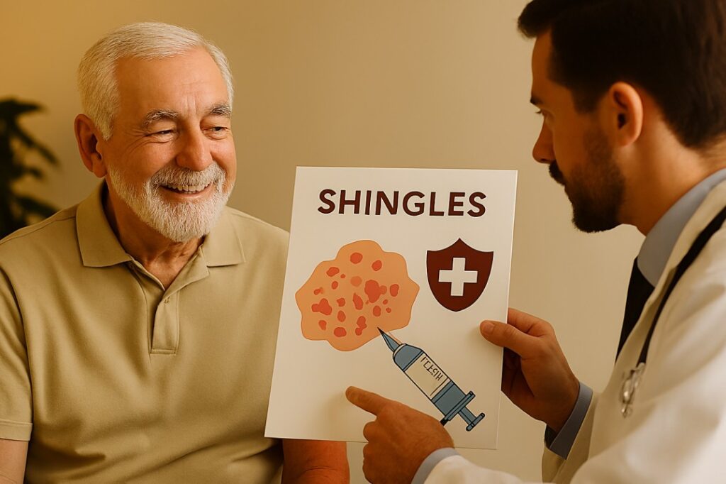 Shingles protection with vaccines for people 60 and older