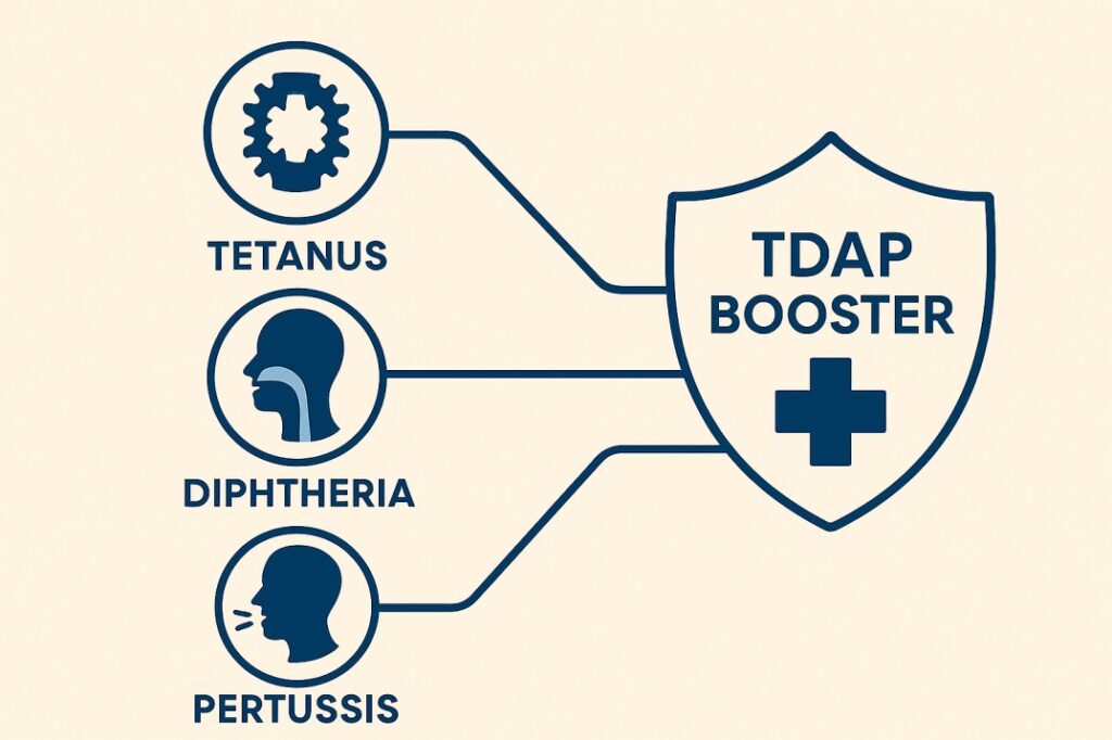 Tdap booster in vaccines for people 60 and older