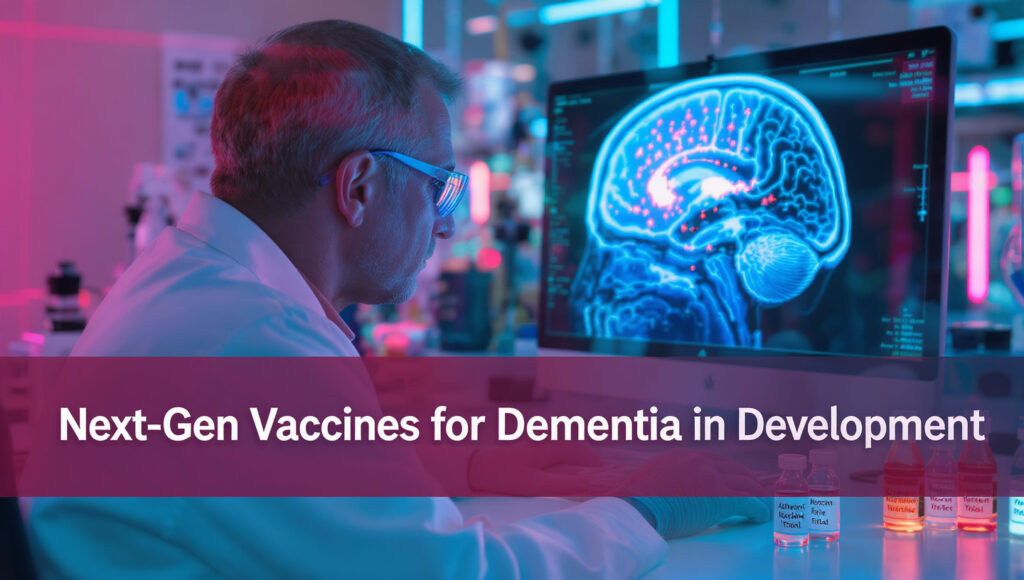 future vaccines for dementia being researched in a lab