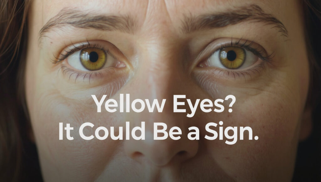 woman liver failure symptoms jaundice in eyes