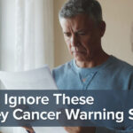 kidney cancer warning signs – concerned person reading medical report