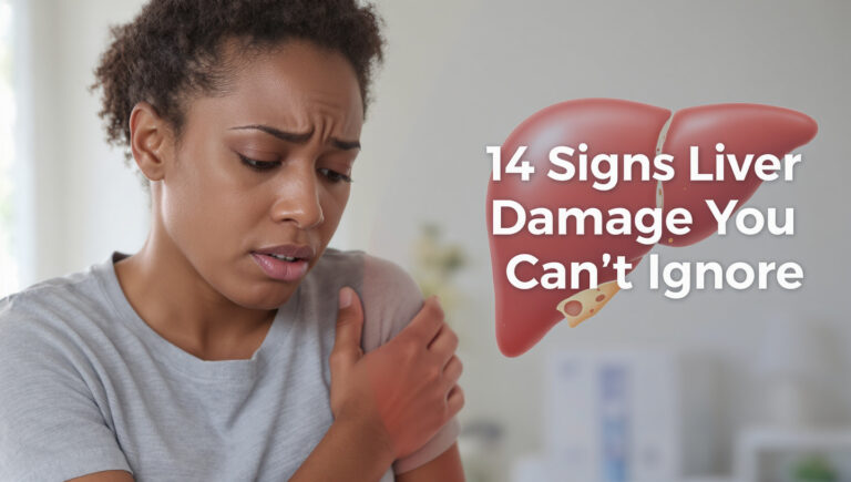 concerned person showing signs liver damage