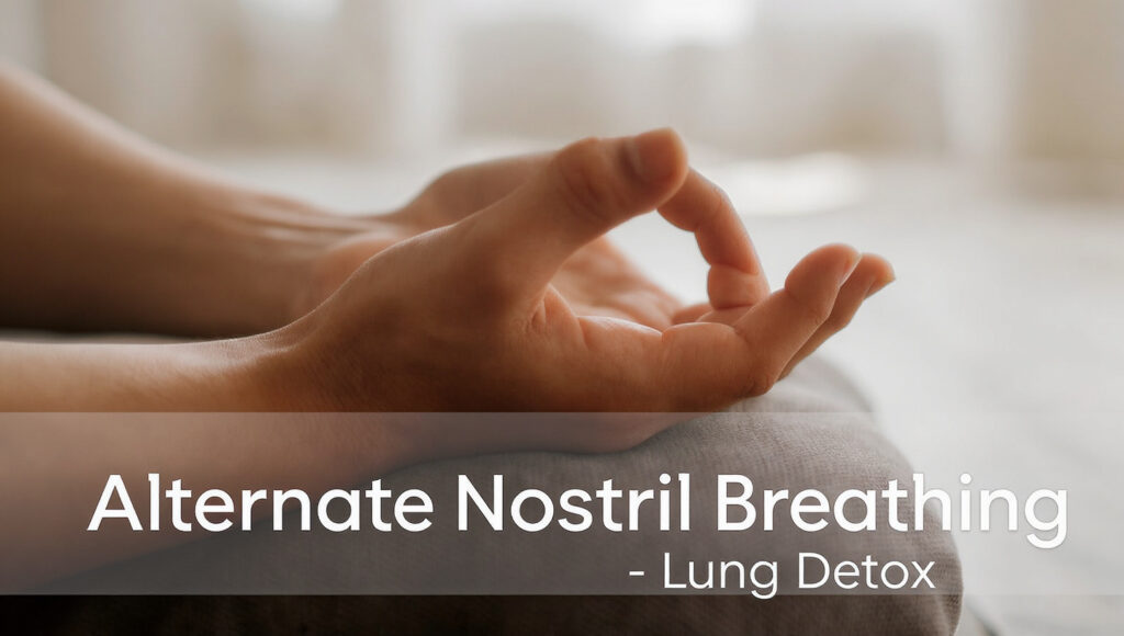 Anulom vilom yoga poses for good lung health
