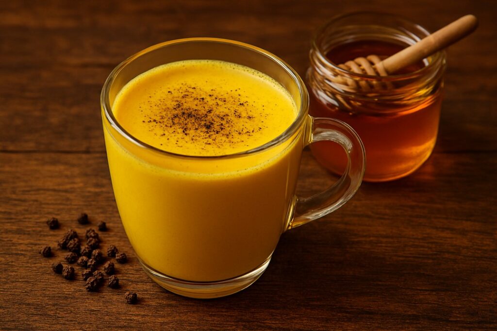 turmeric milk as immunity-boosting drink for monsoon