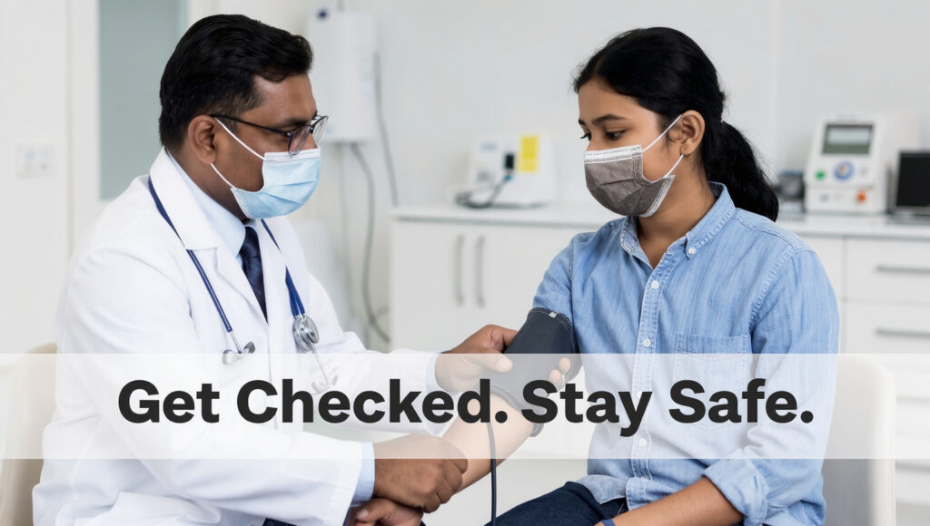 Medical check-up addressing urgent heart risk for young adults in India