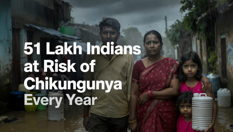 Family facing chikungunya risk in india during monsoon