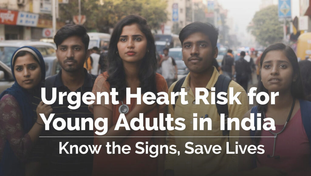 Young Indian adults aware of urgent heart risk for young adults in India