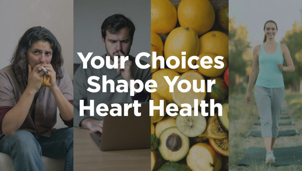  Lifestyle contrast showing urgent heart risk for young adults in India