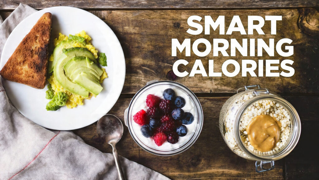 Three healthy breakfast ideas rich in morning calories for blood sugar balance